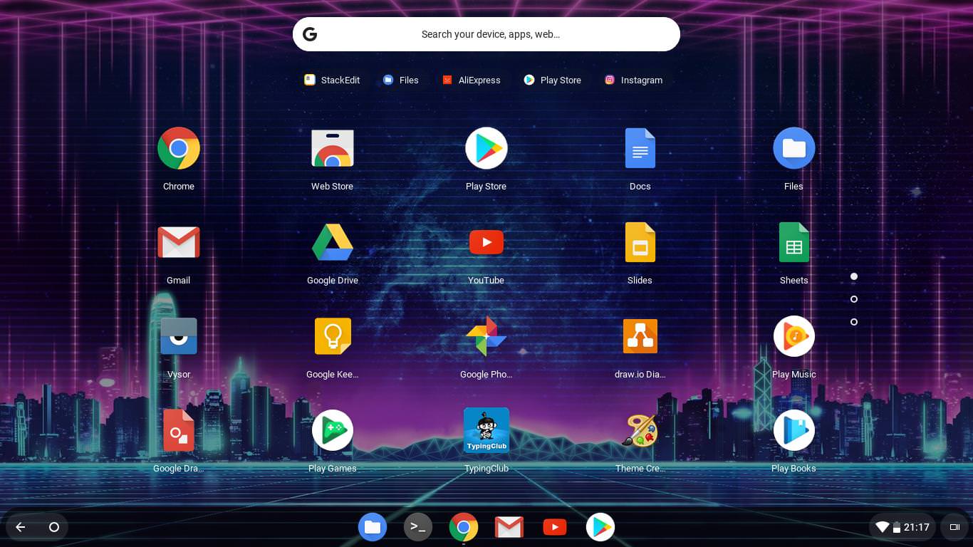 Tablet mode